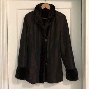 Gorgeous reversible sheared beaver jacket